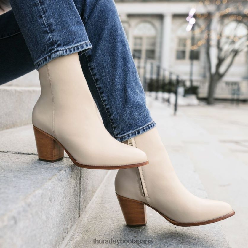 chaussures FX48NR423 femmes beige Thursday Boots ligne haute