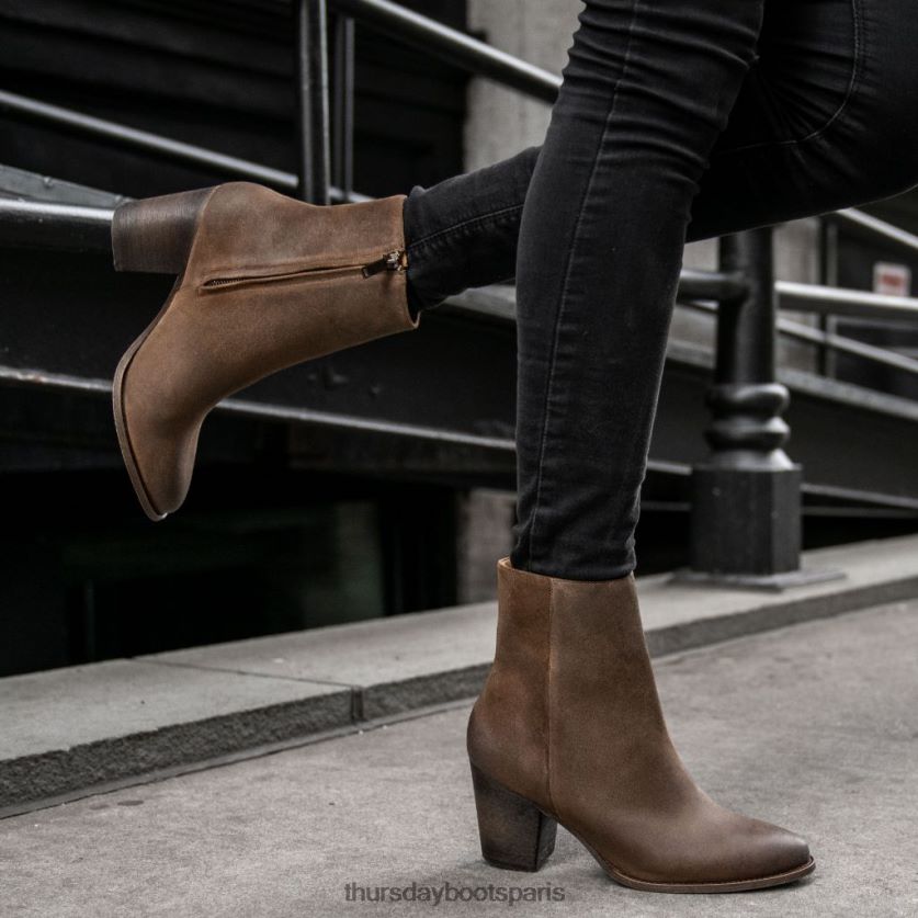 chaussures FX48NR424 femmes savane Thursday Boots ligne haute