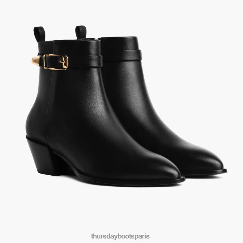 chaussures FX48NR432 femmes noir Thursday Boots charme