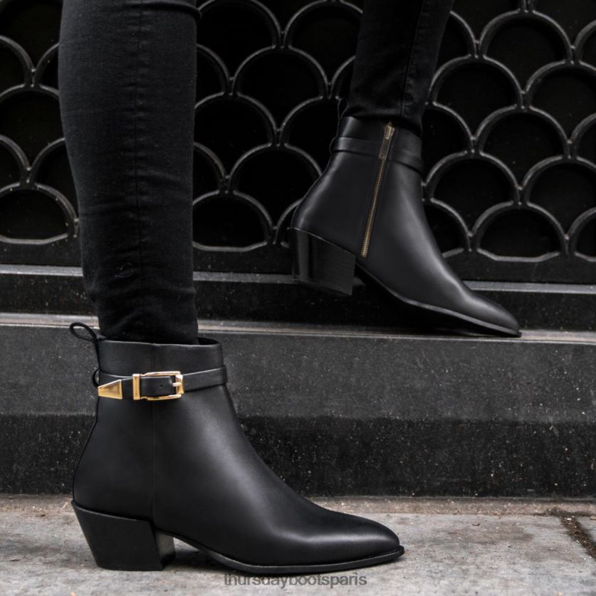chaussures FX48NR432 femmes noir Thursday Boots charme