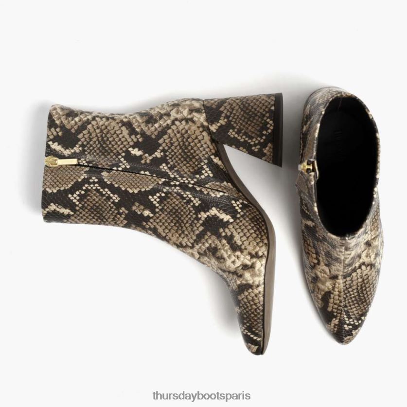 chaussures FX48NR437 femmes imprimé serpent Thursday Boots briseur de coeur