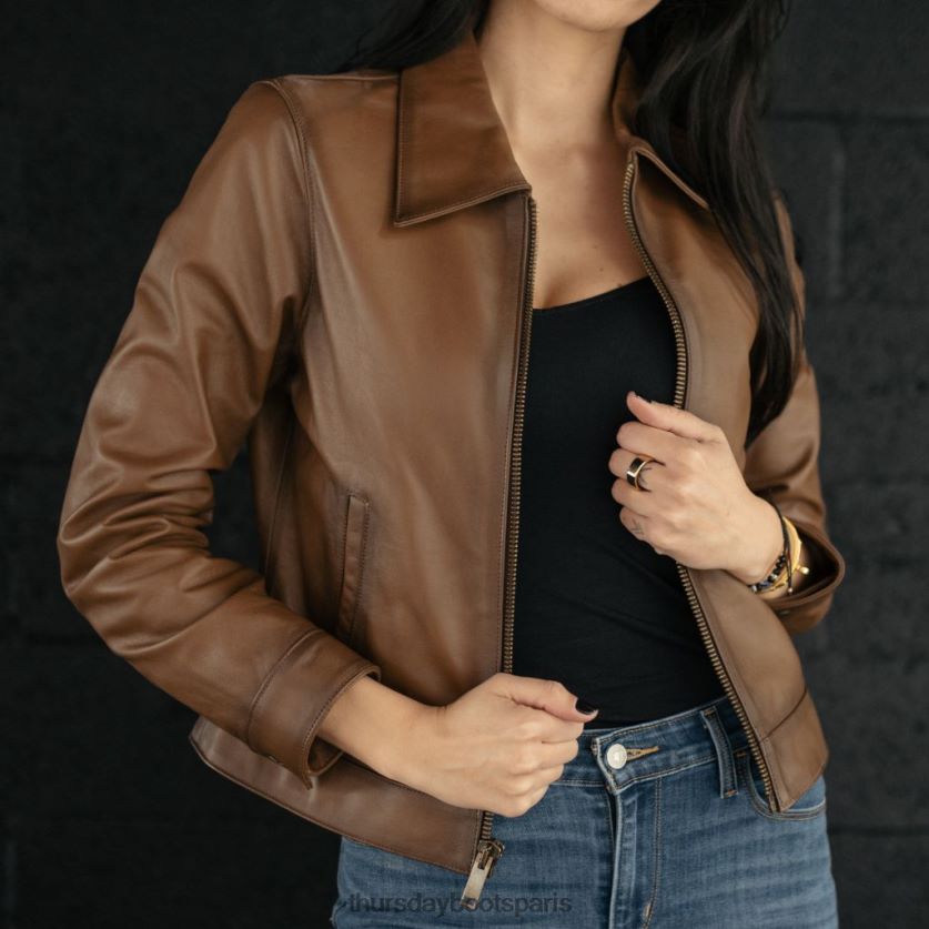vêtements FX48NR496 femmes noyer Thursday Boots veste d'édition