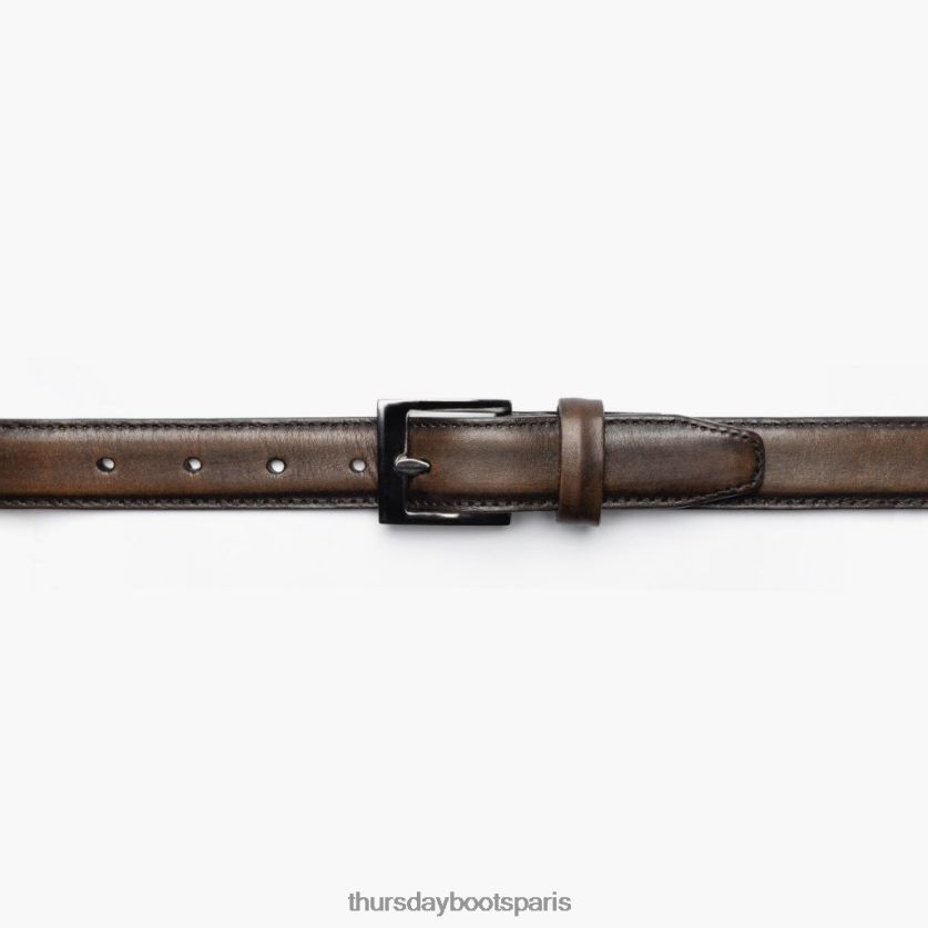 accessoires FX48NR165 Hommes café noir Thursday Boots ceinture en cuir classique