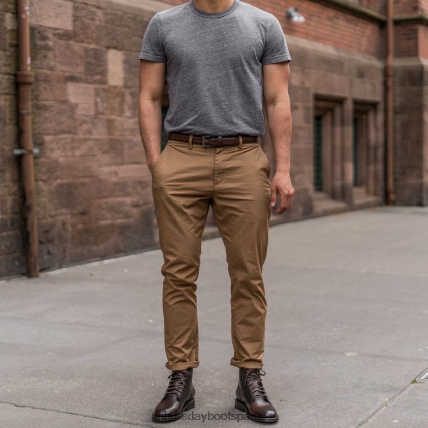 accessoires FX48NR165 Hommes café noir Thursday Boots ceinture en cuir classique