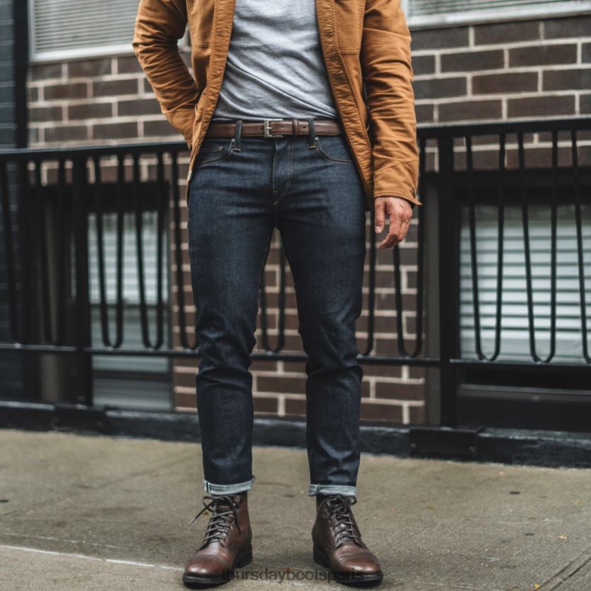 accessoires FX48NR166 Hommes vieux anglais Thursday Boots ceinture en cuir classique