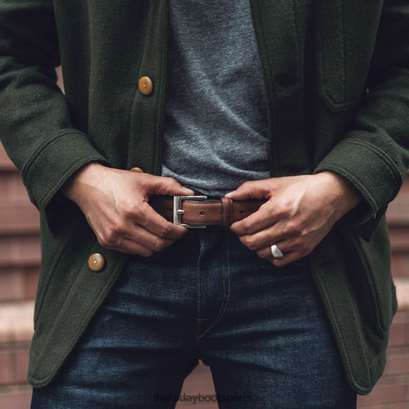 accessoires FX48NR169 Hommes arizona adobe Thursday Boots ceinture en cuir classique