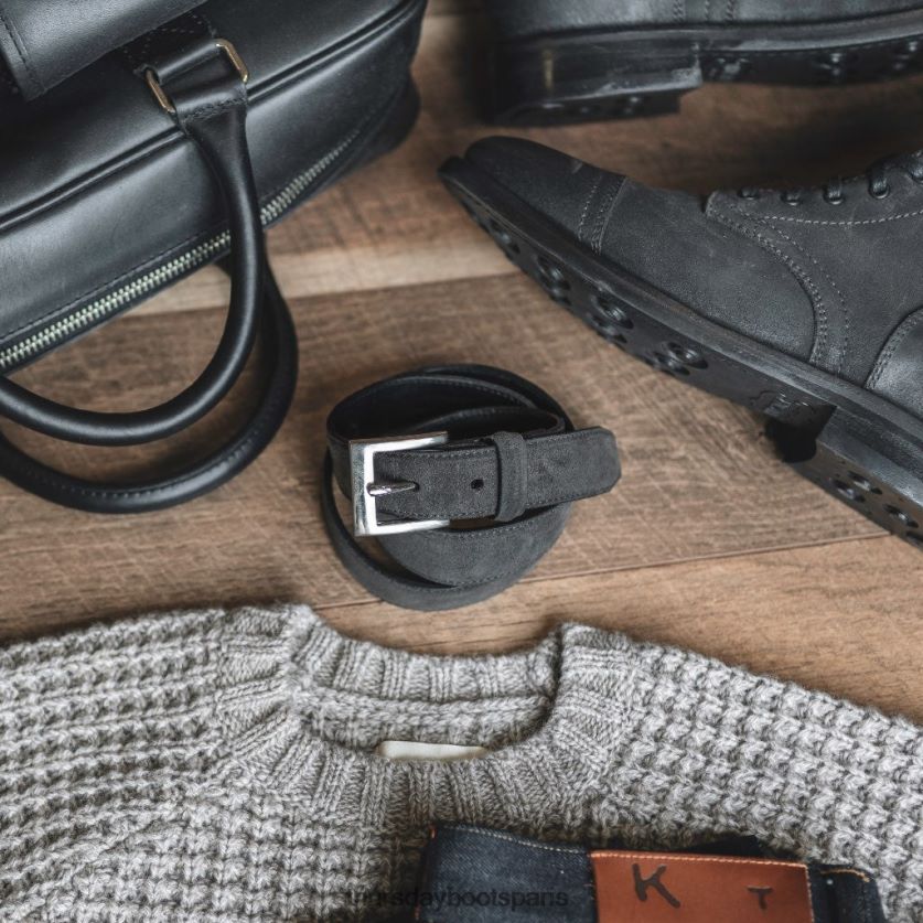 accessoires FX48NR173 Hommes gris ombre Thursday Boots ceinture en cuir classique