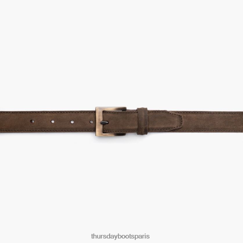 accessoires FX48NR175 Hommes moka Thursday Boots ceinture en cuir classique