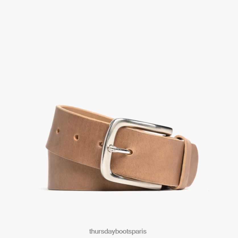 accessoires FX48NR185 Hommes vachetta nature Thursday Boots ceinture en cuir héritage