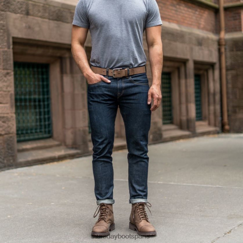 accessoires FX48NR186 Hommes route de campagne Thursday Boots ceinture en cuir héritage