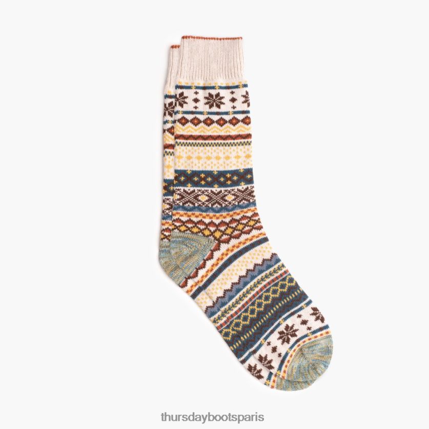 accessoires FX48NR260 Hommes crème Thursday Boots chaussette norvégienne sodello