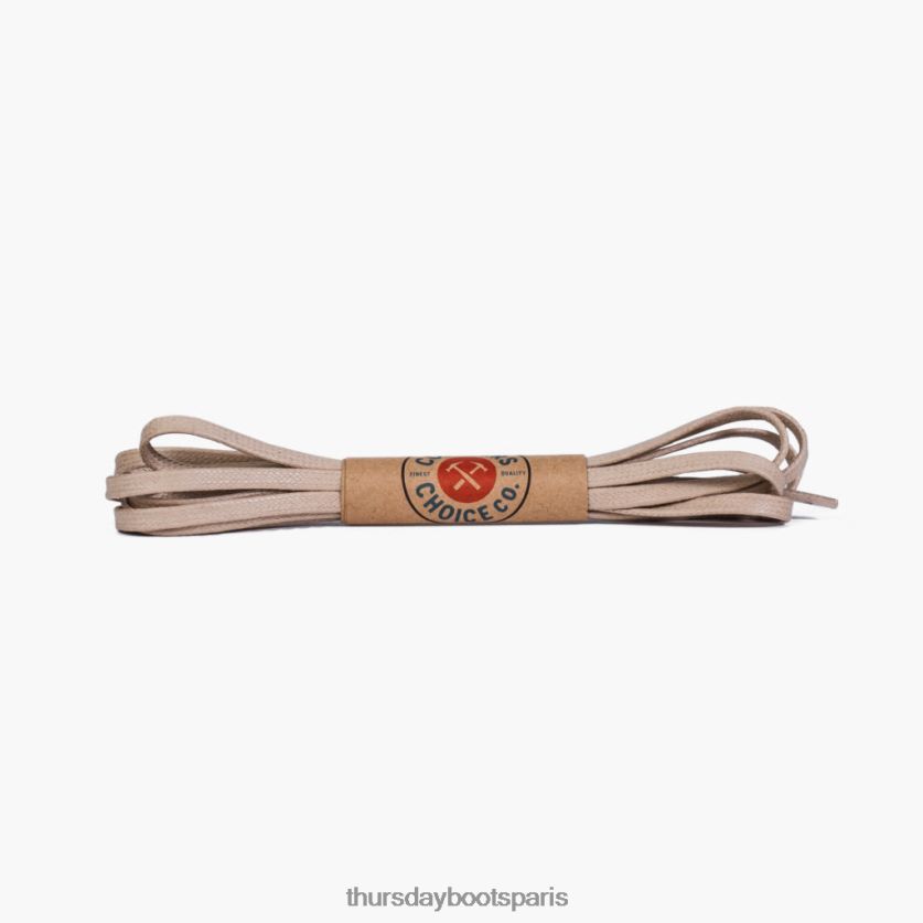 accessoires FX48NR293 Hommes beige Thursday Boots lacets plats en coton ciré