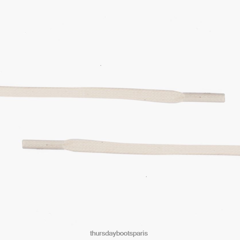 accessoires FX48NR297 Hommes crème Thursday Boots lacets plats en coton ciré