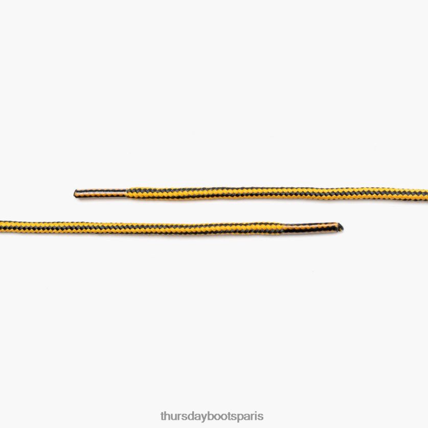 accessoires FX48NR320 Hommes noir + jaune Thursday Boots lacets en mélange de kevlar