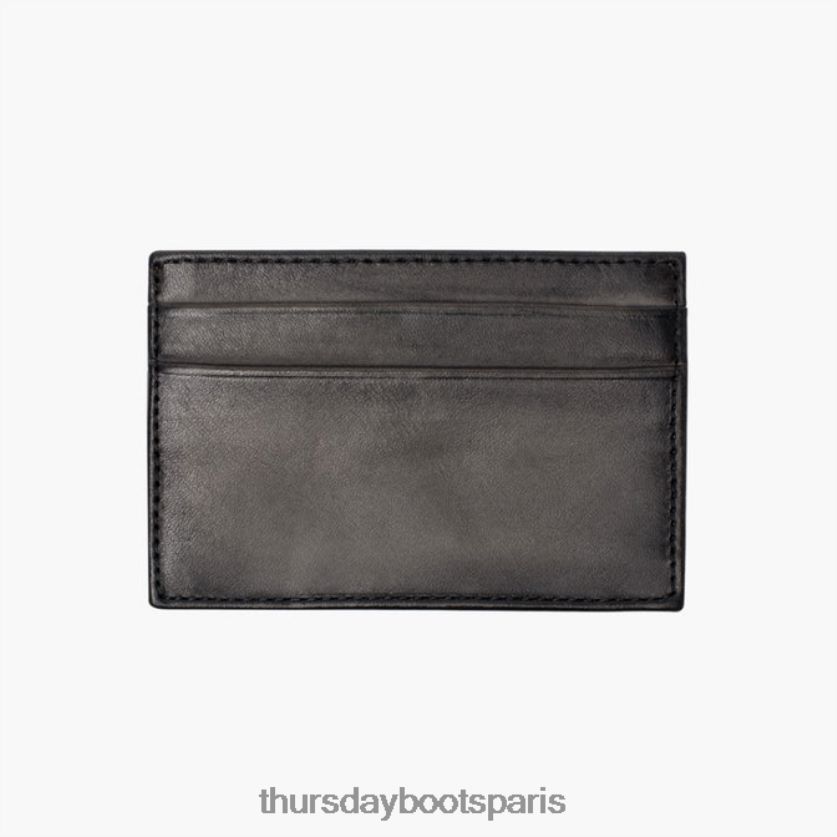 accessoires FX48NR280 Hommes gris en détresse Thursday Boots porte-cartes en cuir