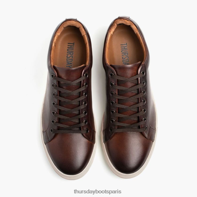 chaussures FX48NR118 Hommes café Thursday Boots premier bas haut