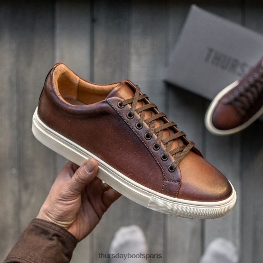 chaussures FX48NR118 Hommes café Thursday Boots premier bas haut