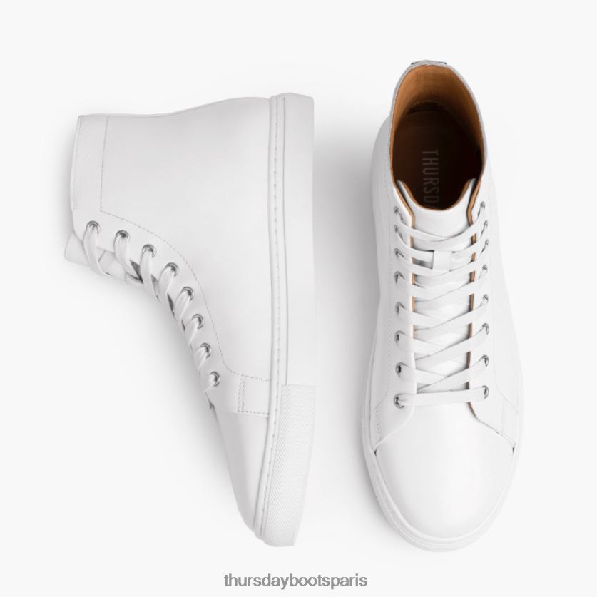 chaussures FX48NR138 Hommes blanc Thursday Boots premier haut haut