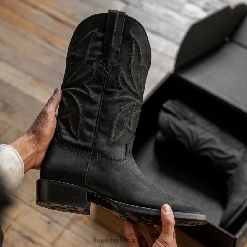 chaussures FX48NR102 Hommes noir mat Thursday Boots desperado