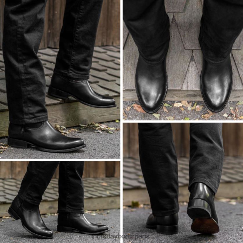 chaussures FX48NR113 Hommes noir Thursday Boots frontière