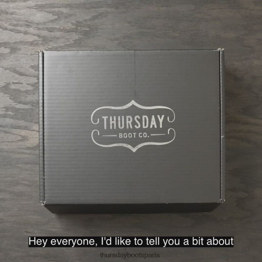 chaussures FX48NR2 Hommes noir mat Thursday Boots capitaine