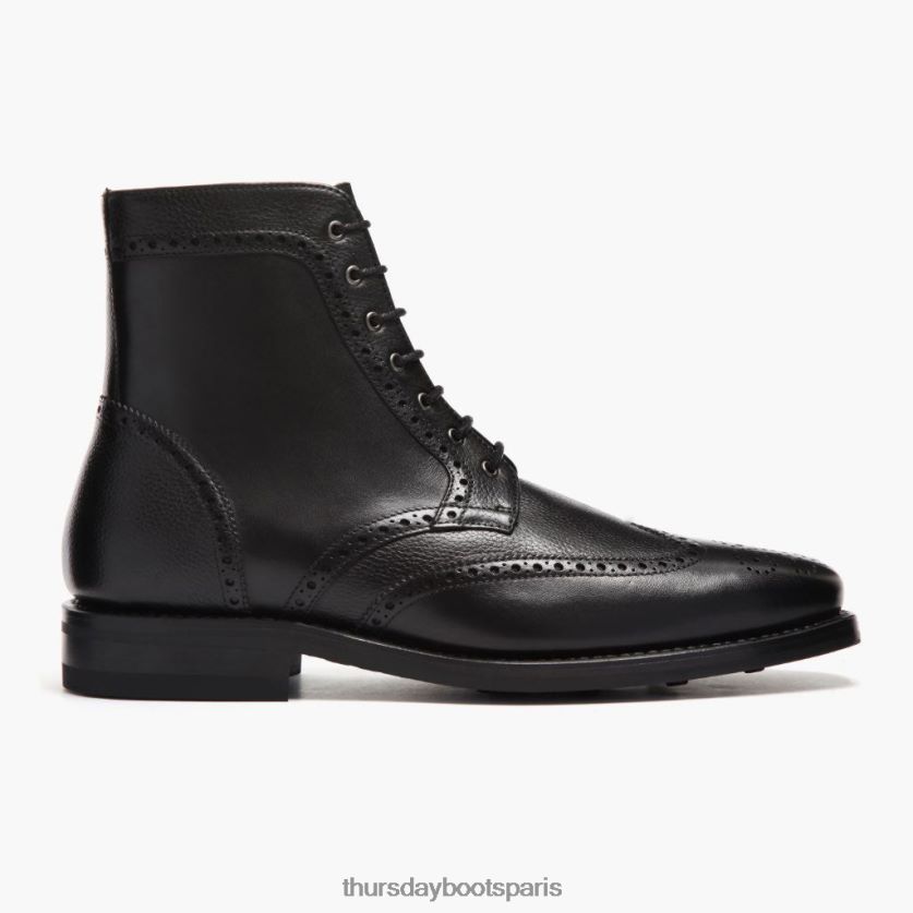 chaussures FX48NR40 Hommes noir Thursday Boots bout d'aile