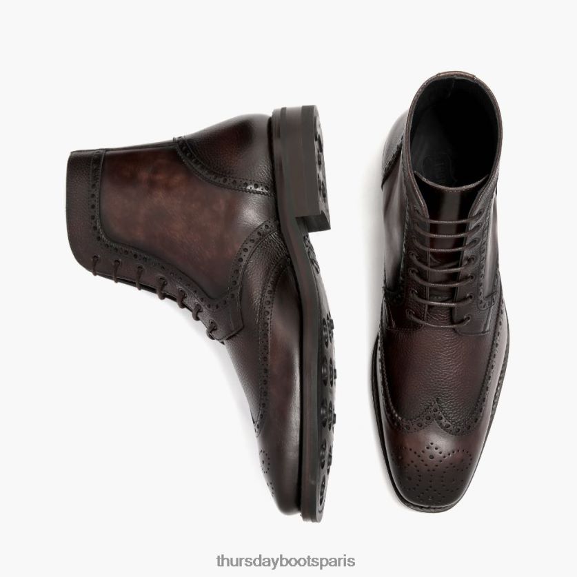 chaussures FX48NR41 Hommes chêne foncé Thursday Boots bout d'aile