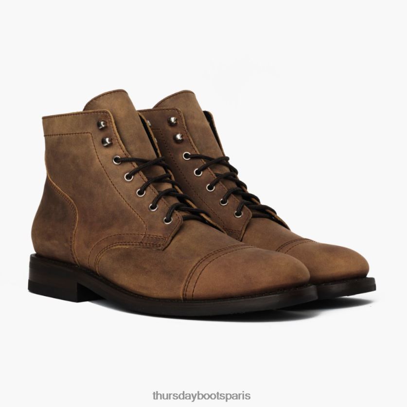 chaussures FX48NR4 Hommes cuivre brûlé Thursday Boots capitaine