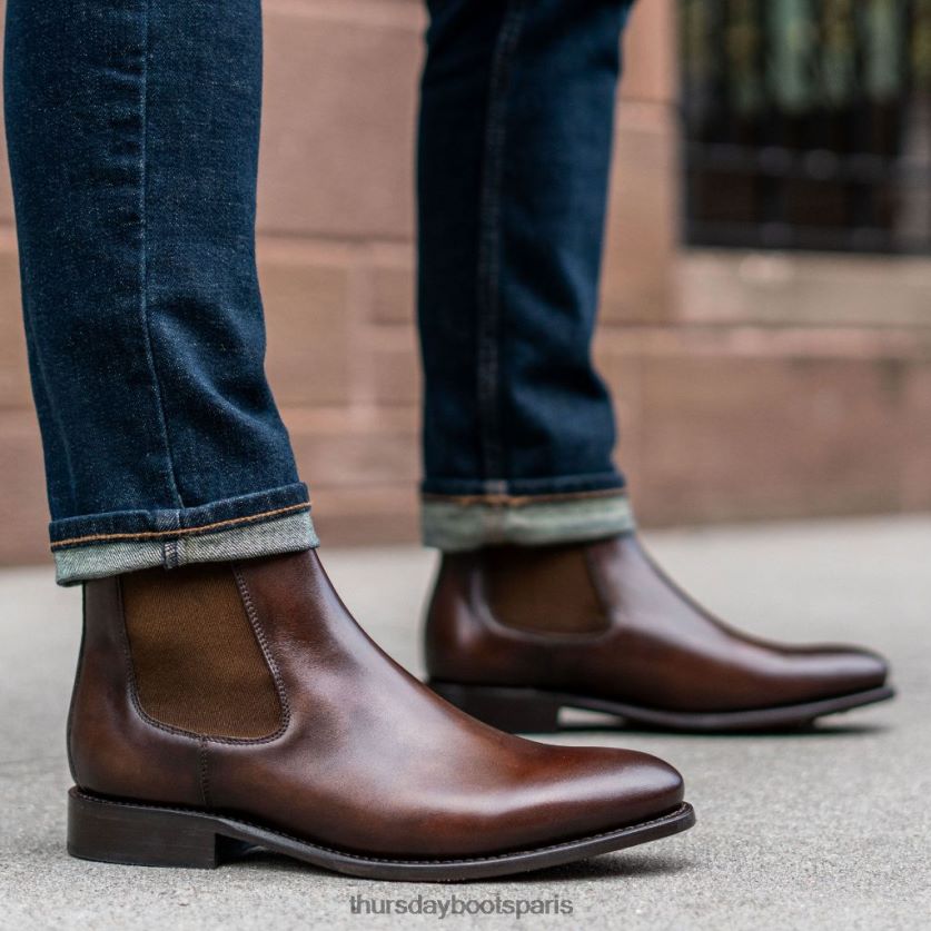 chaussures FX48NR52 Hommes acajou riche Thursday Boots cavalier