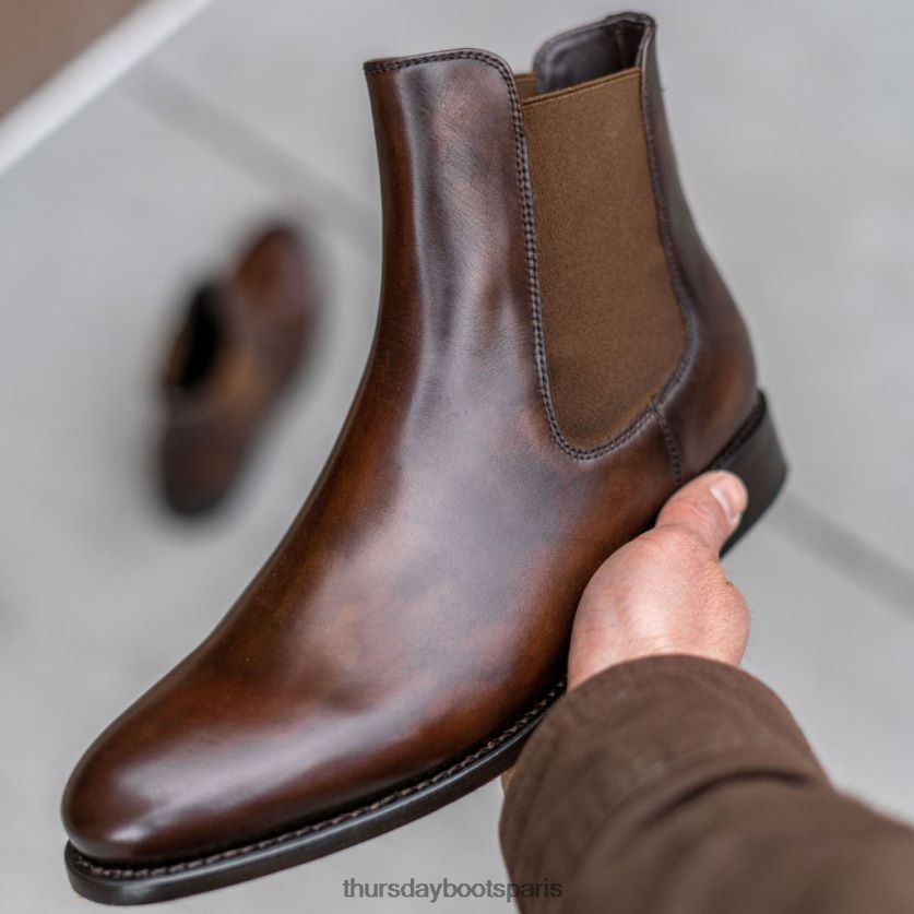 chaussures FX48NR52 Hommes acajou riche Thursday Boots cavalier