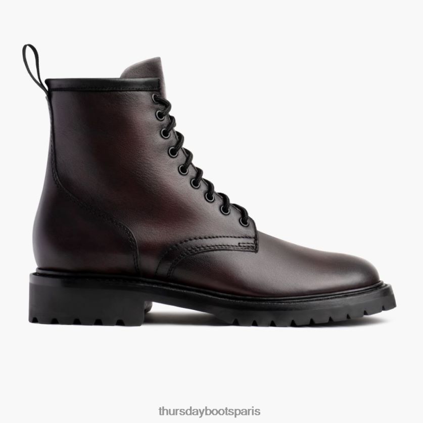 chaussures FX48NR56 Hommes cerise noire Thursday Boots piétiner