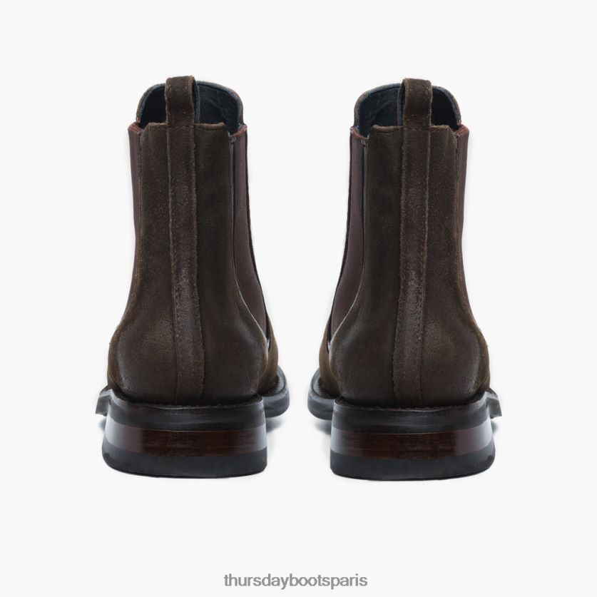chaussures FX48NR75 Hommes daim olive foncé Thursday Boots Duc