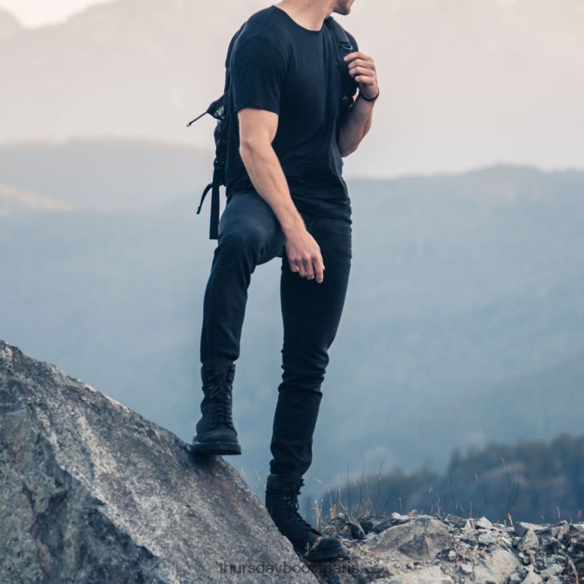 chaussures FX48NR84 Hommes noir mat Thursday Boots explorateur