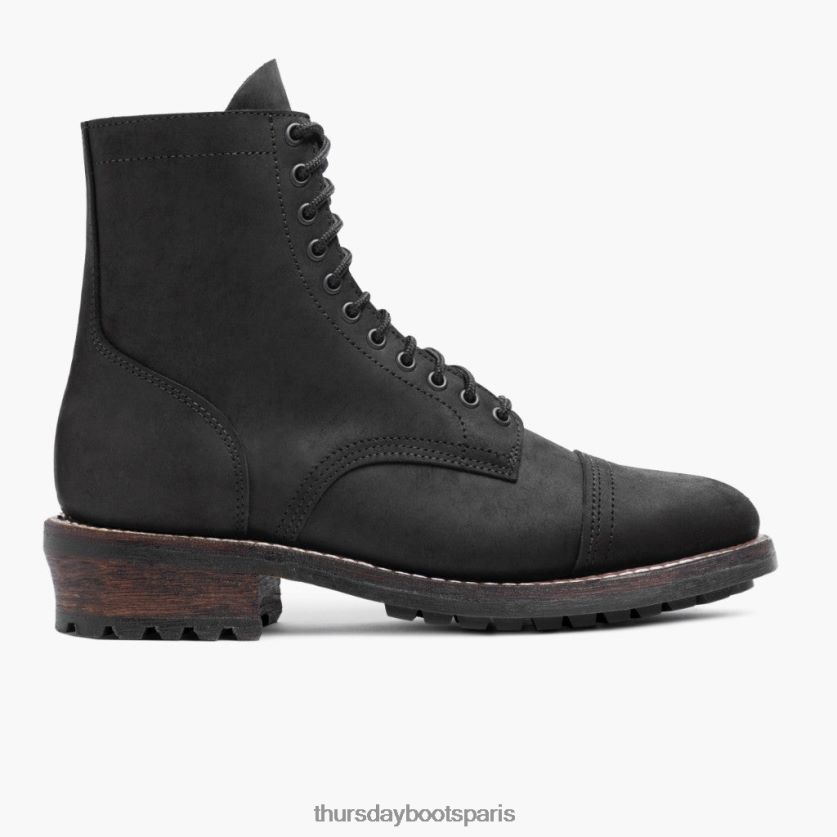 chaussures FX48NR99 Hommes noir mat Thursday Boots enregistreur