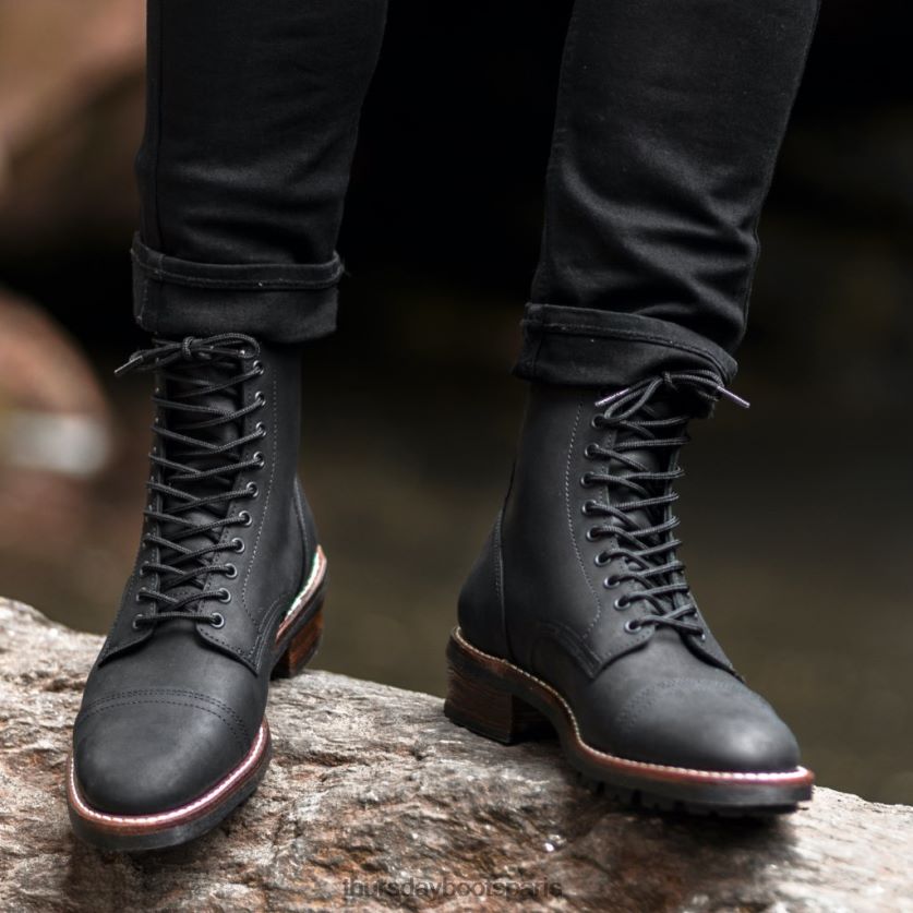chaussures FX48NR99 Hommes noir mat Thursday Boots enregistreur