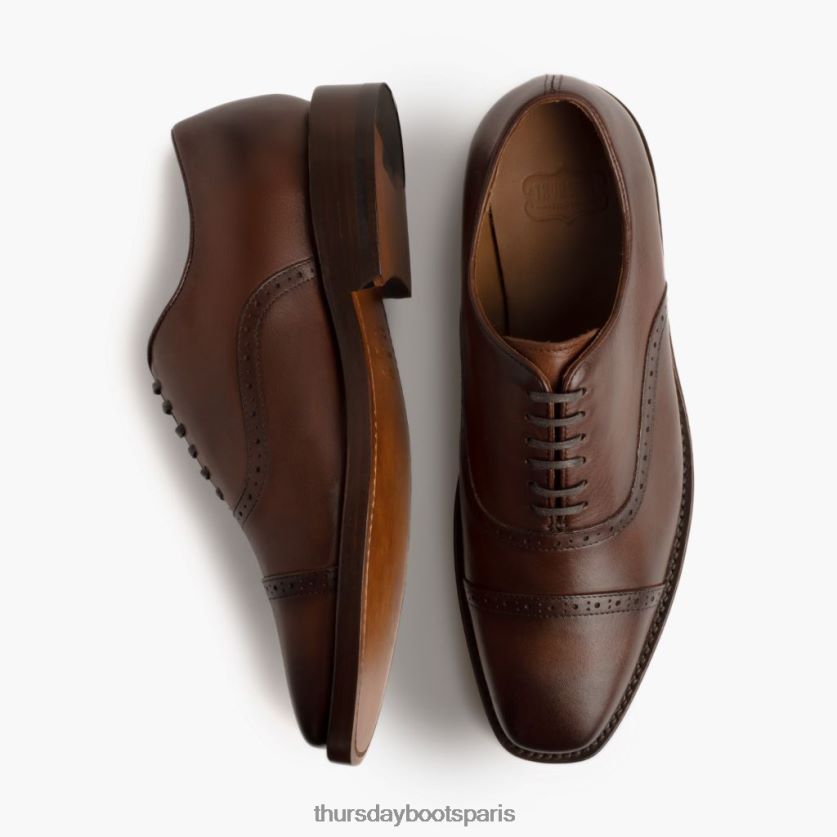 chaussures FX48NR220 Hommes café Thursday Boots Broadway