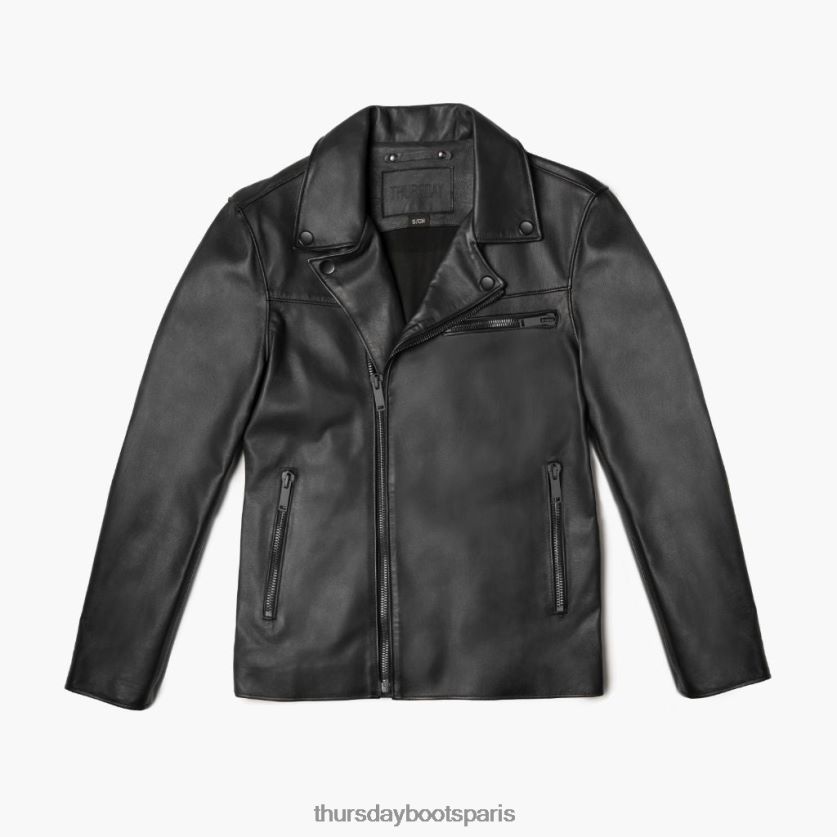 vêtements FX48NR154 Hommes noir Thursday Boots veste de moto